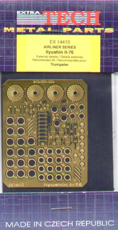 Extra Tech EX14410 1:144 Ilyushin Il-76 Detail Set