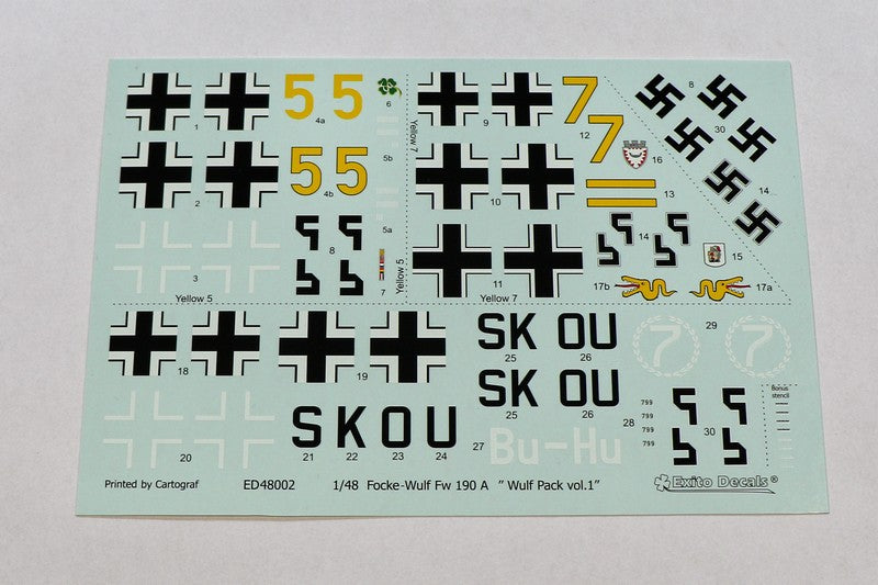 Exito Decals ED48002 1:48 'Wulf Pack'