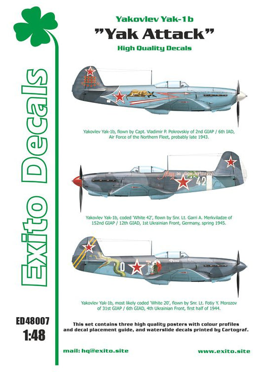 Exito Decals ED48007 1:48 'Yak Attack'