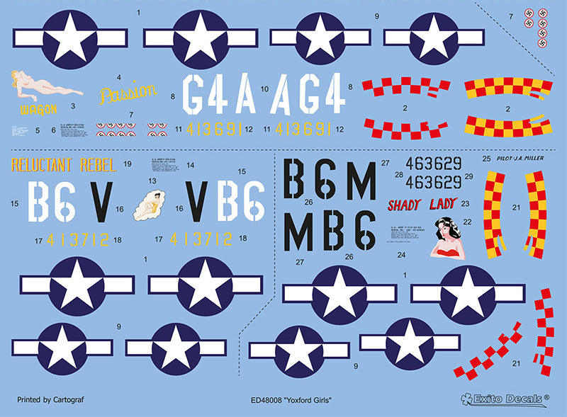 Exito Decals ED48008 1:48 'Yoxford Girls'