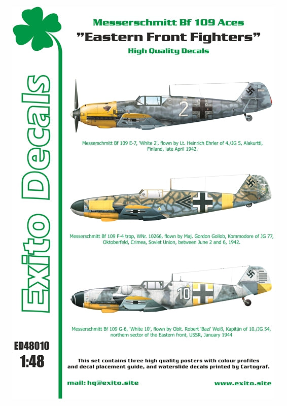 Exito Decals ED48010 1:48 "Eastern Front Fighters"