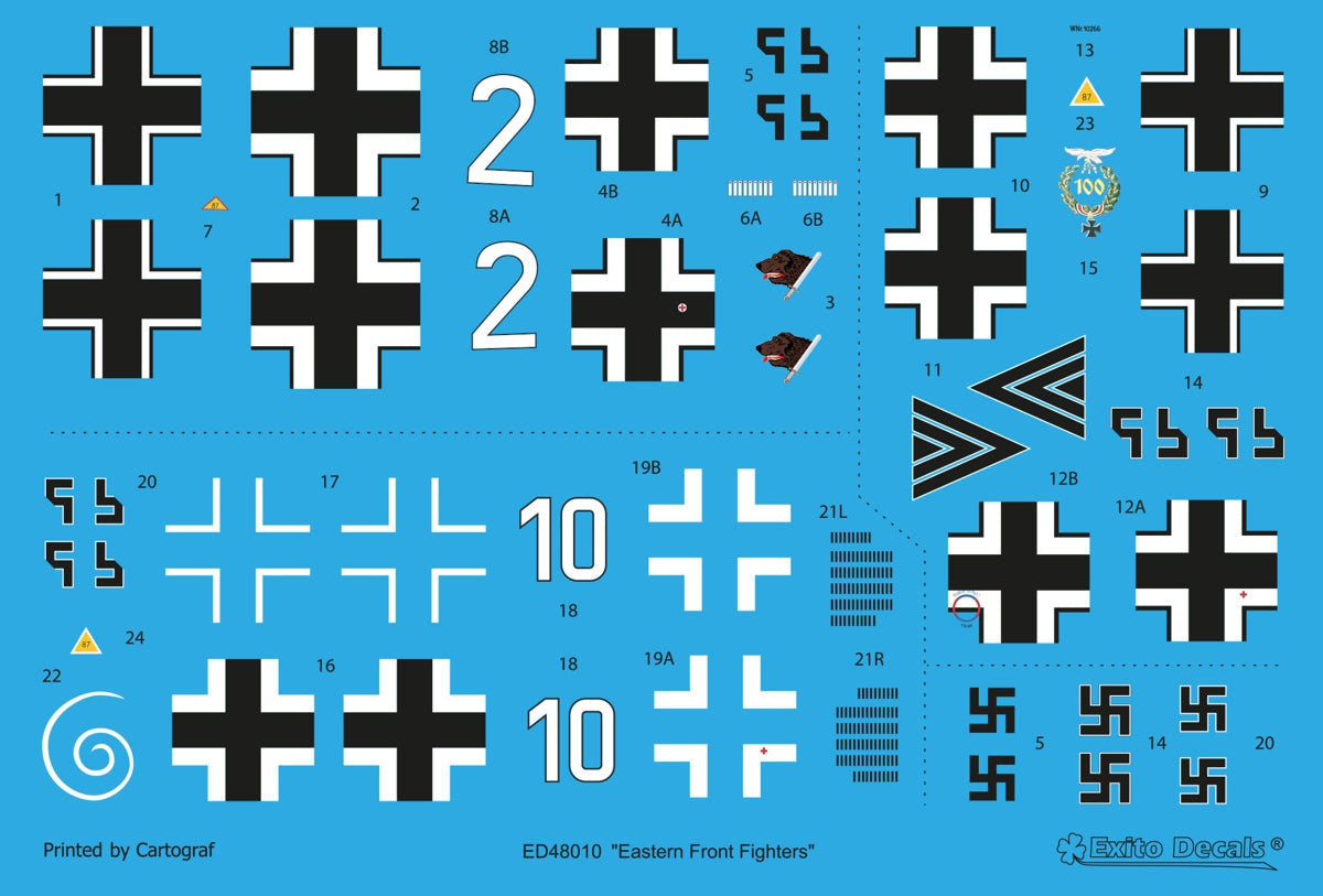Exito Decals ED48010 1:48 "Eastern Front Fighters"