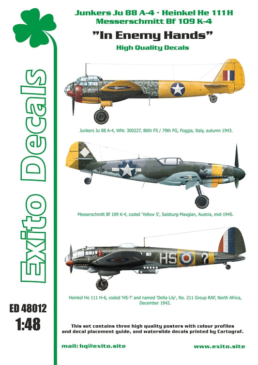 Exito Decals ED48012 1:48 'In Enemy Hands'