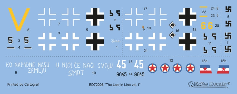 Exito Decals ED72006 1:72 'The Last in Line' Vol.1