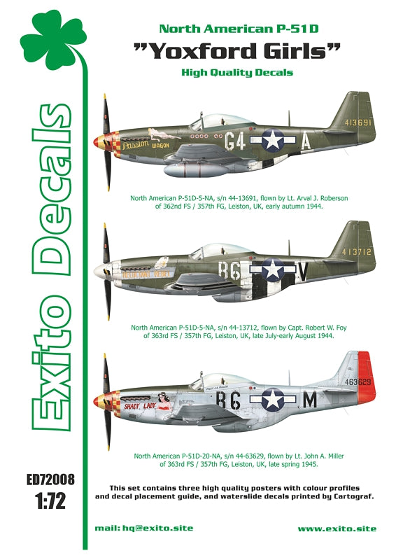 Exito Decals ED72008 1:72 'Yoxford Girls'