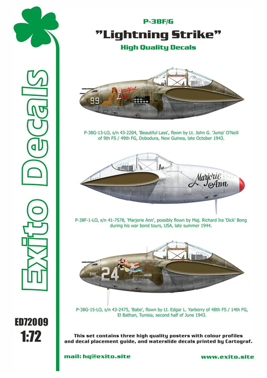 Exito Decals ED72009 1:72 "Lightning Strike"
