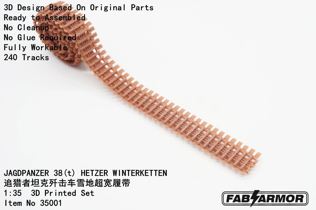 FabScale Studio 35001 1:35 JAGDPANZER  38(t) 'HETZER' WINTERKETTEN
