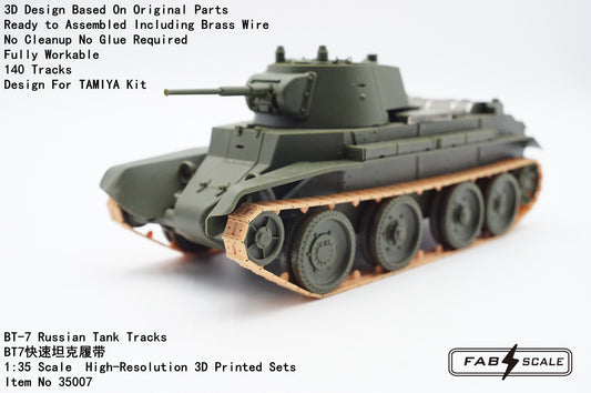 FabScale Studio 35007 1:35 Soviet BT-7 Tank Tracks