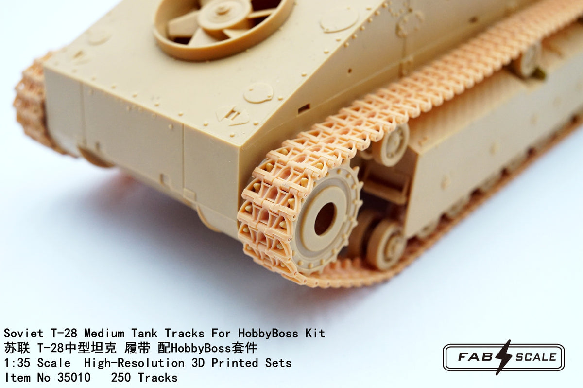 FabScale Studio FA35010 1:35 Soviet T-28 Medium Tank Tracks