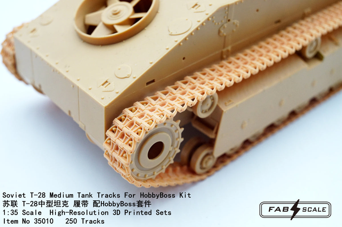 FabScale Studio FA35010 1:35 Soviet T-28 Medium Tank Tracks