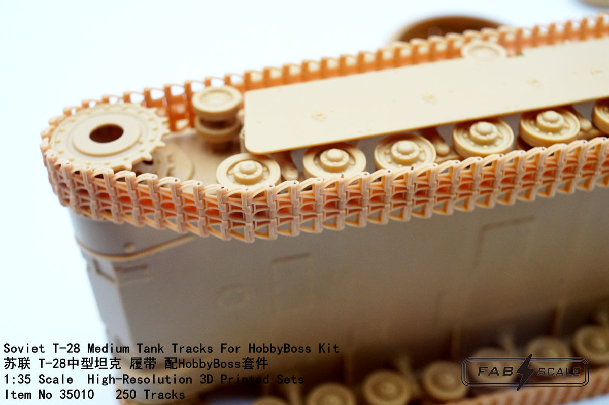 FabScale Studio FA35010 1:35 Soviet T-28 Medium Tank Tracks