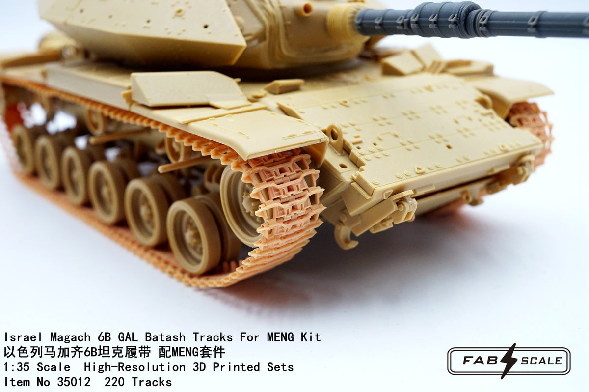 FabScale Studio FA35012 1:35 Magach 6B GAL BATASH Israeli MBT Tracks
