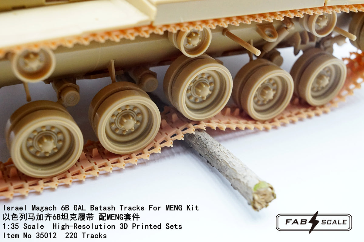 FabScale Studio FA35012 1:35 Magach 6B GAL BATASH Israeli MBT Tracks
