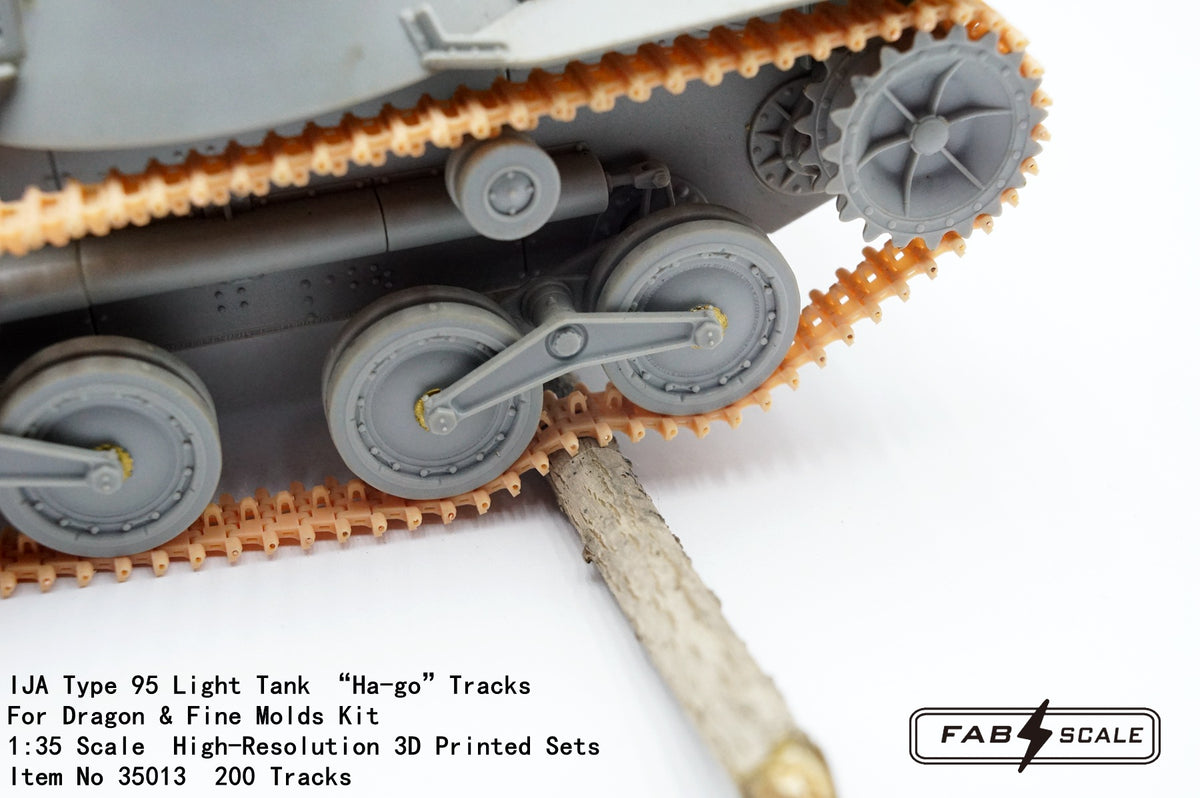 FabScale Studio FA35013 1:35 Type 95 IJA 'HA-GO' Light Tank Tracks