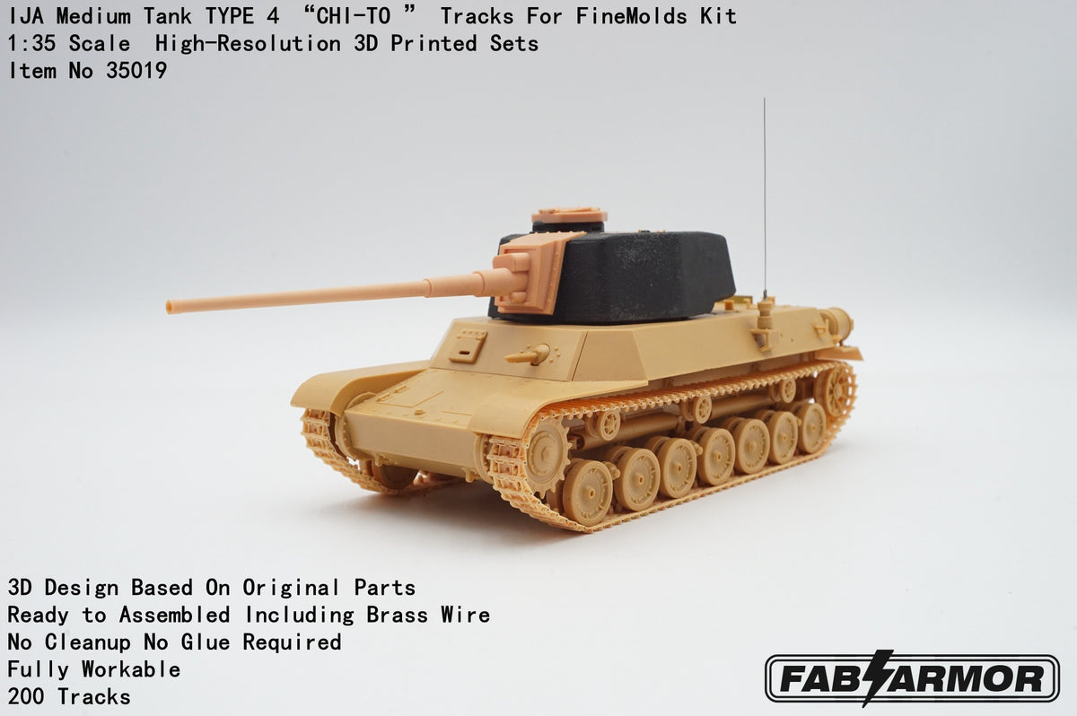 FabScale Studio FA35019 1:35 IJA Medium Tank TYPE 4 “CHI-TO ” Tracks