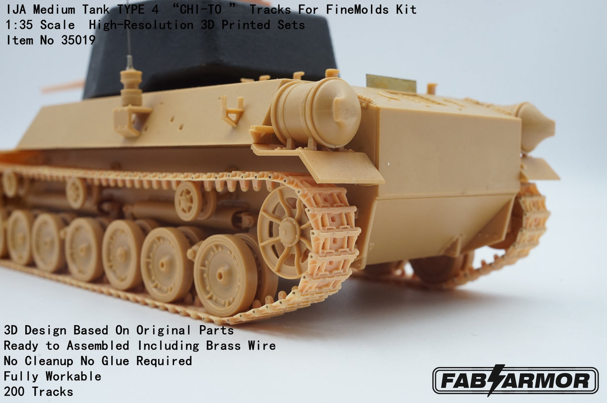 FabScale Studio FA35019 1:35 IJA Medium Tank TYPE 4 “CHI-TO ” Tracks