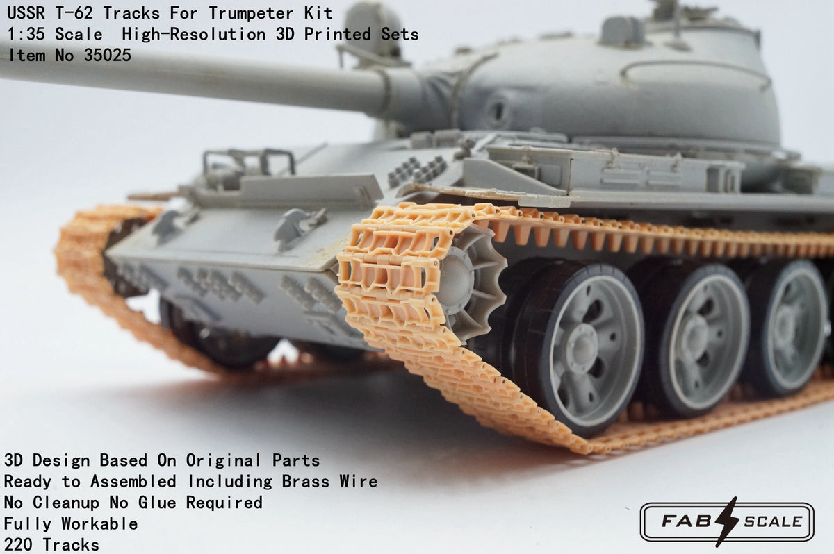 FabScale Studio FA35025 1:35 USSR T-62 Tracks