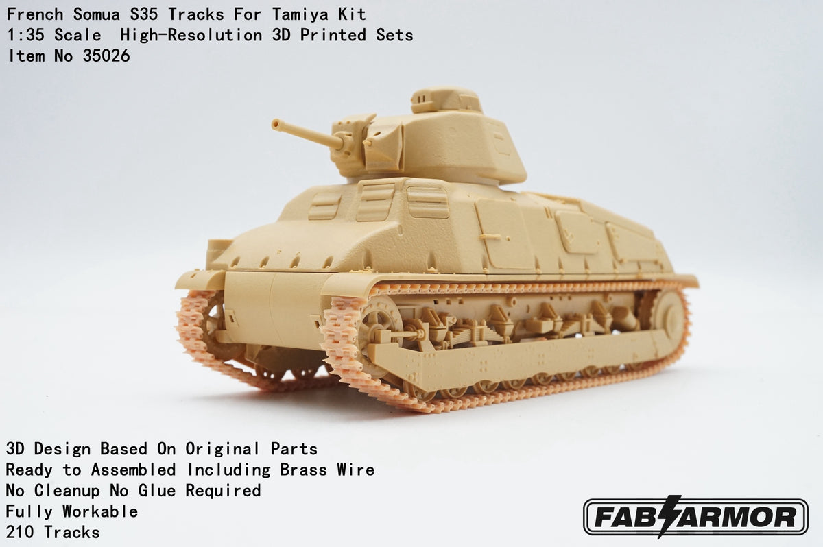 FabScale Studio FA35026 1:35 French Somua S35 Tracks