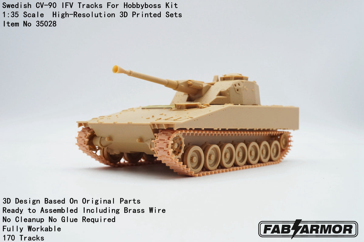 FabScale Studio FA35028 1:35 Swedish CV-90 IFV Tracks