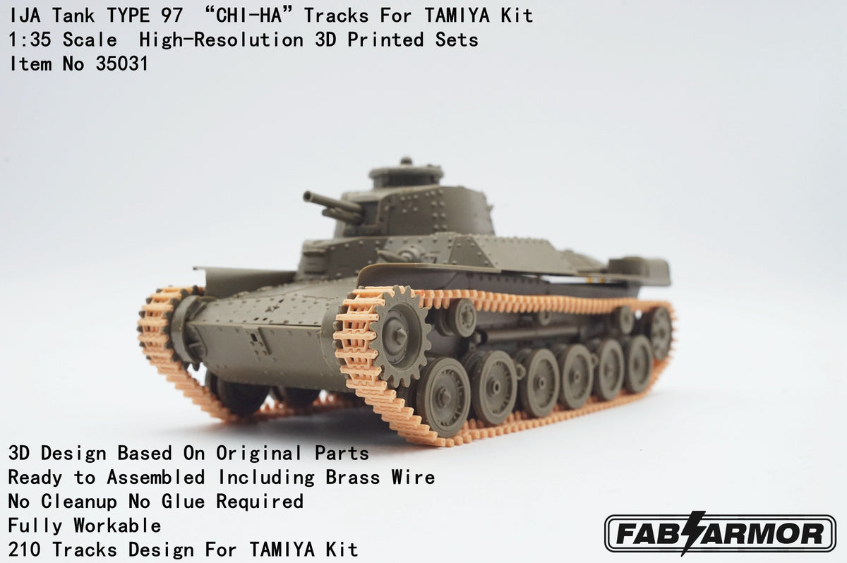 FabScale Studio FA35033 1:35 IJA Tank TYPE 97 “CHI-HA”Tracks