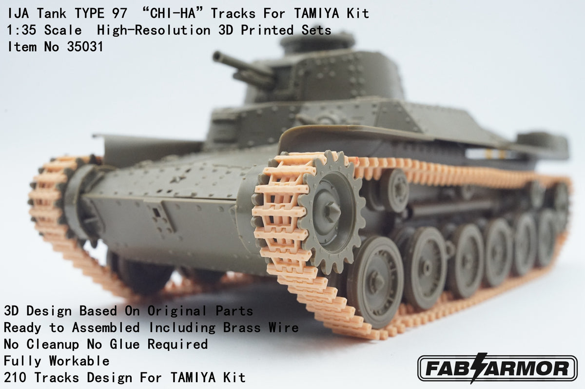 FabScale Studio FA35033 1:35 IJA Tank TYPE 97 “CHI-HA”Tracks
