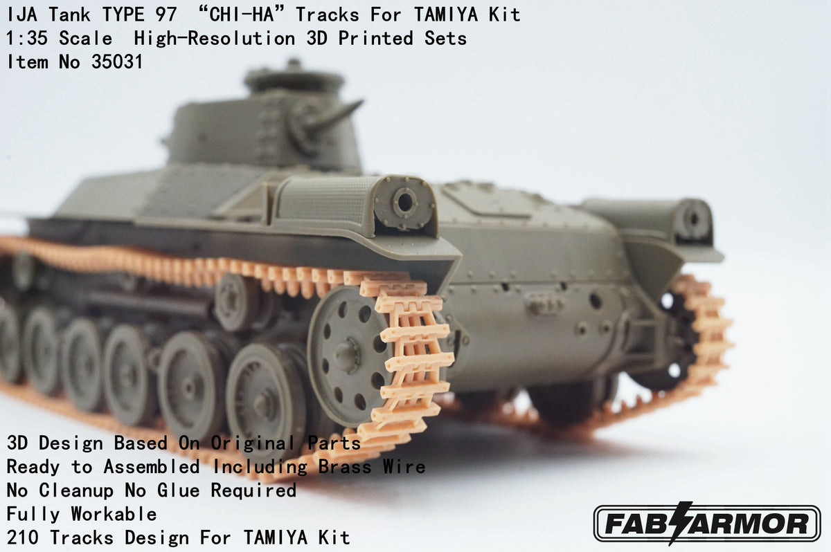 FabScale Studio FA35033 1:35 IJA Tank TYPE 97 “CHI-HA”Tracks