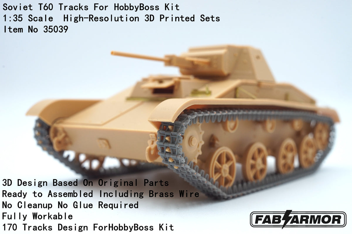 FabScale Studio FA35039 1:35 Soviet T-60 Tracks