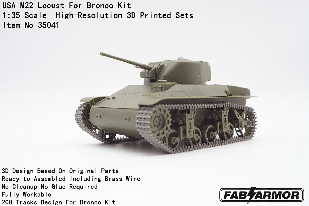 FabScale Studio FA35041 1:35 M22 Locust tracks
