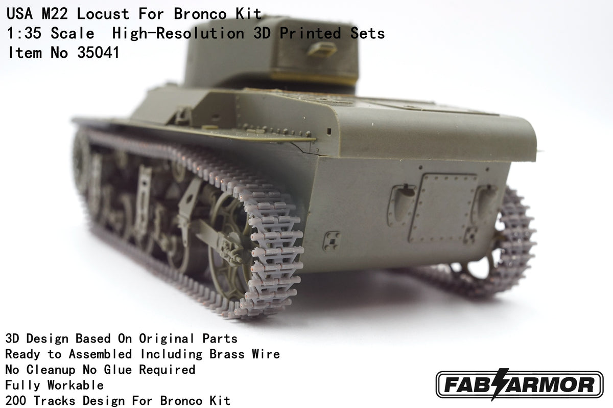 FabScale Studio FA35041 1:35 M22 Locust tracks