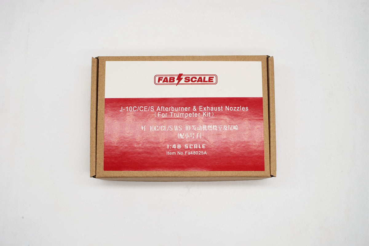 FabScale Studio FA48025 1:48 Chengdu J-10A/C/S WS-10 Afterburner & Exhaust Nozzles