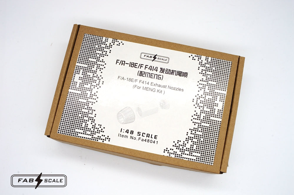 FabScale Studio FA48041 1:48 Boeing F/A-18E Hornet F414 Afterburner & Exhaust Nozzles