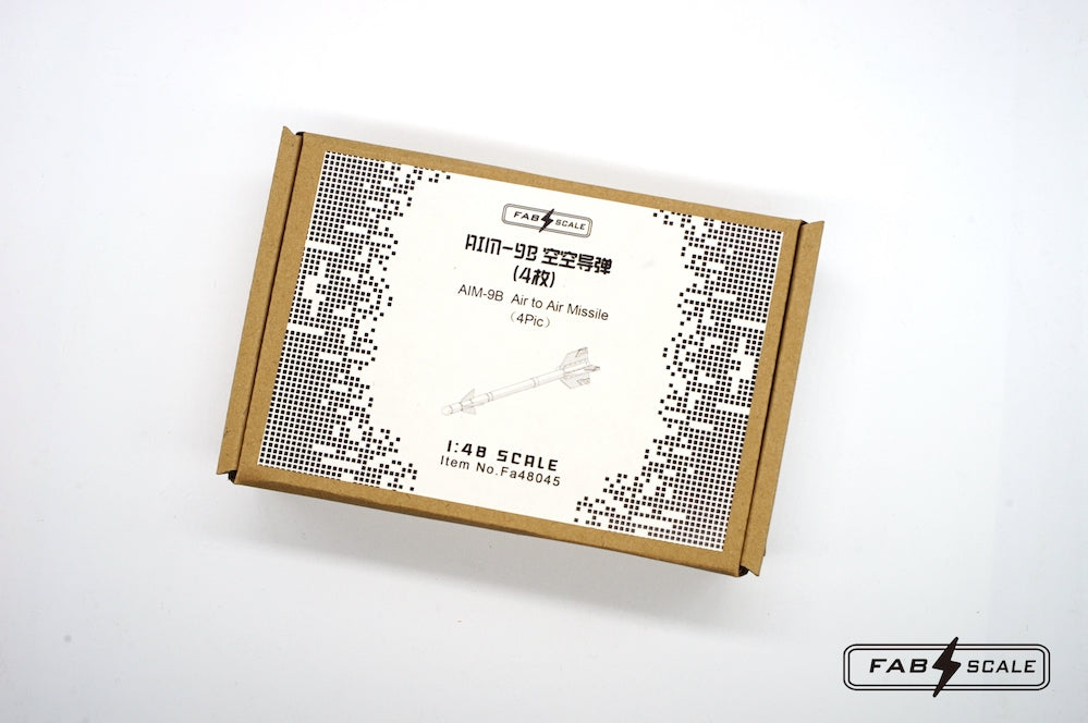 FabScale Studio FA48045 1:48 US AIM-9B Sidewinder 3D-printed 4pcs