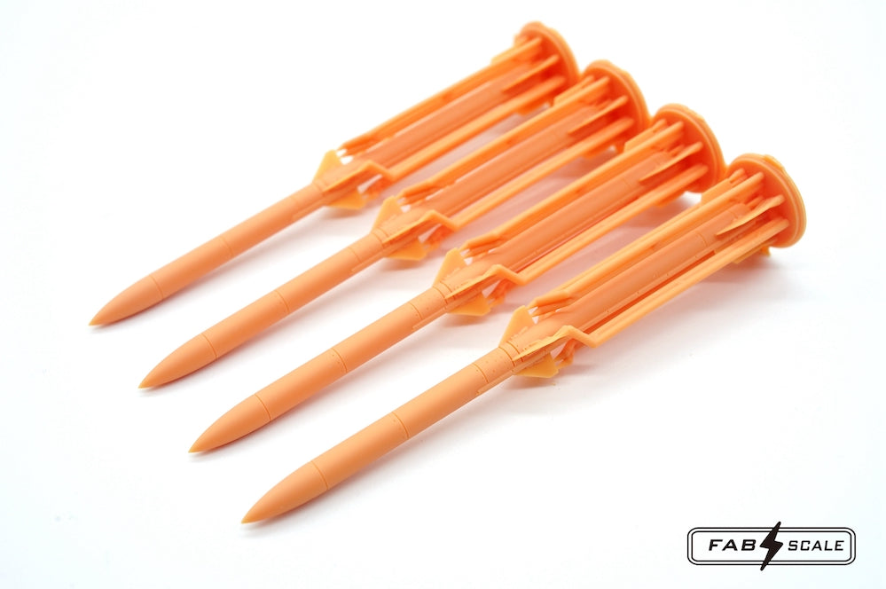 FabScale Studio FA48054 1:48 US AIM-120C AMRAAM (4pc) 3D-printed