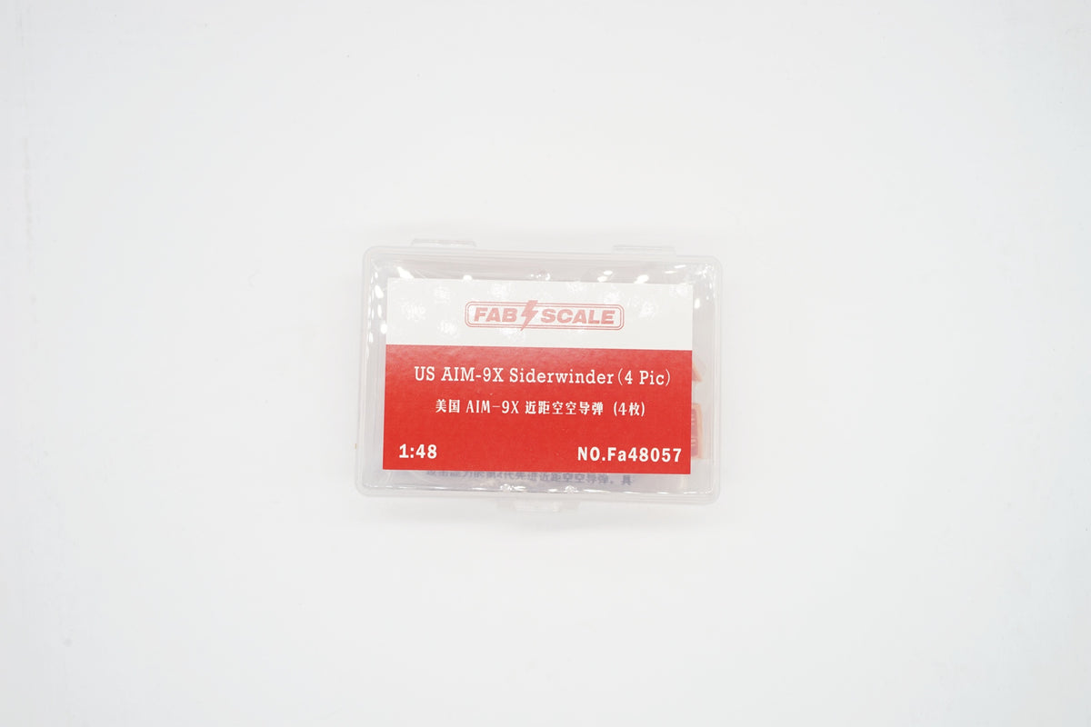 FabScale Studio FA48057 1:48 US AIM-9X Siderwinder 4 Pcs