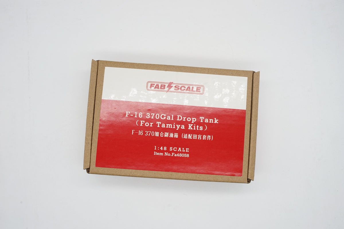 FabScale Studio FA48058 1:48 F-16 370Gal Drop Tank 2 Pcs