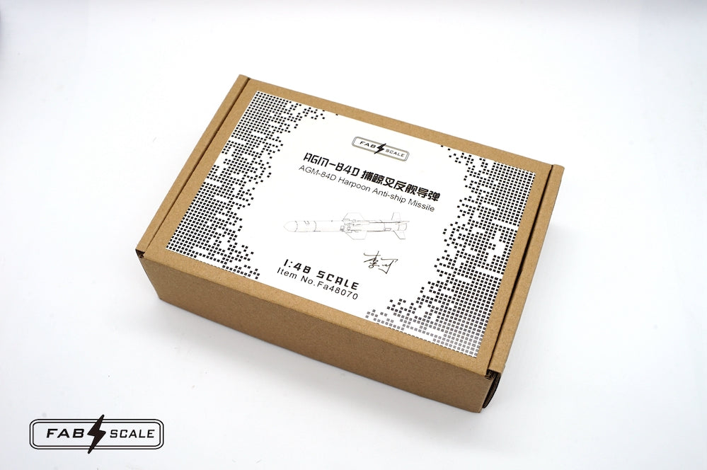 FabScale Studio FA48070 1:48 US AGM-84D Harpoon Anti-Ship Missile 2pcs