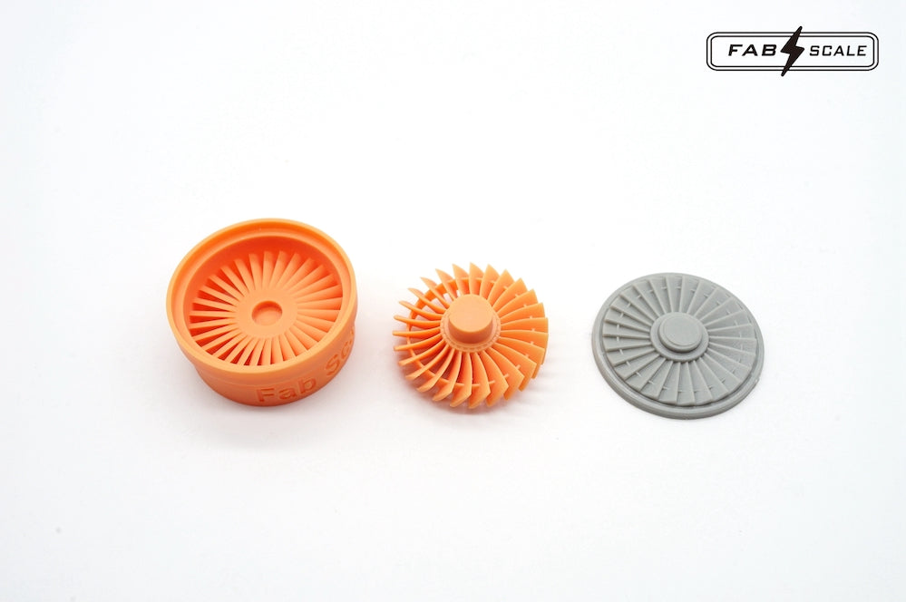 FabScale Studio FA48072 1:48 BAe Harrier Pegasus engine Blades (3D-Printed)