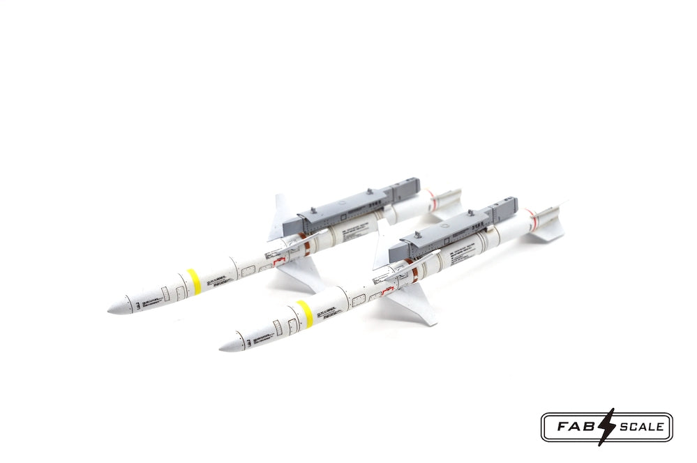 FabScale Studio FA48073 1:48 US AGM-88 Harm Missile with decals 2 Pcs