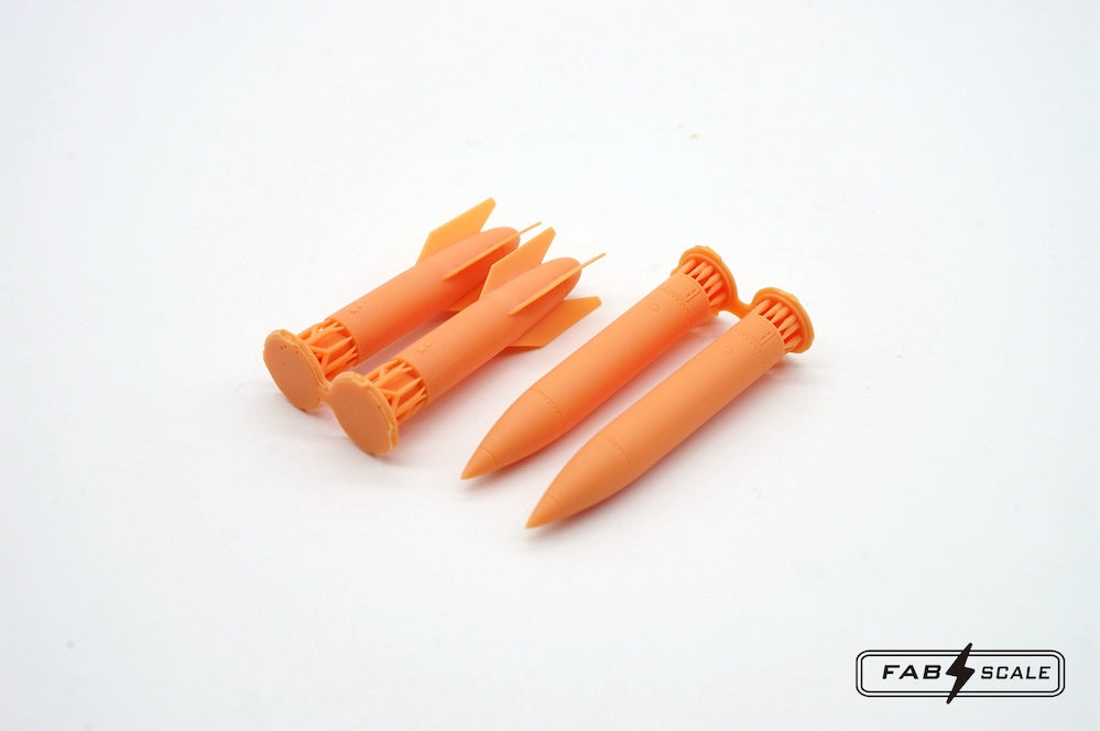 FabScale Studio FA48076 1:48 US B61 Air-launched Nuclear Bomb 2 pcs
