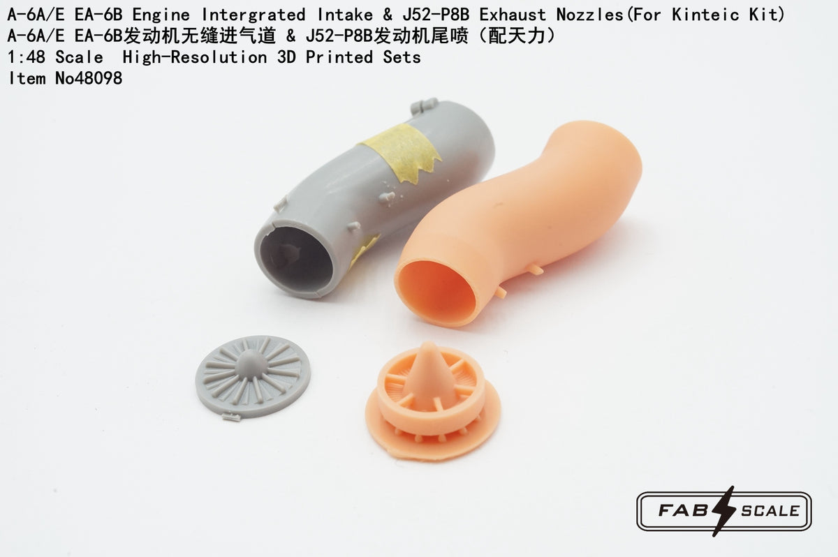 FabScale Studio FA48098 1:48 A-6A/E EA-6B Engine Integrated Intake & J52-P8B Exhaust Nozzles