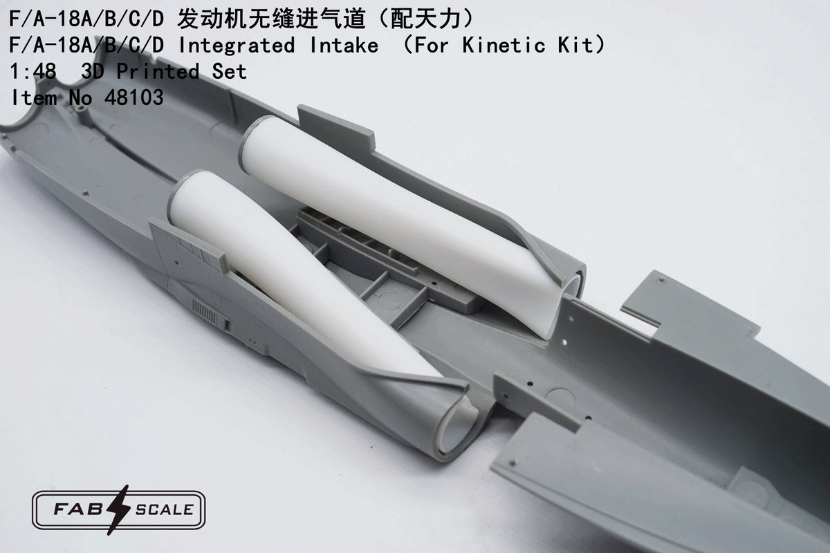 FabScale Studio FA48103 1:48 McDonnell-Douglas F/A-18A/F/A-18B/F/A-18C/F/A-18D Hornet Integrated Intake