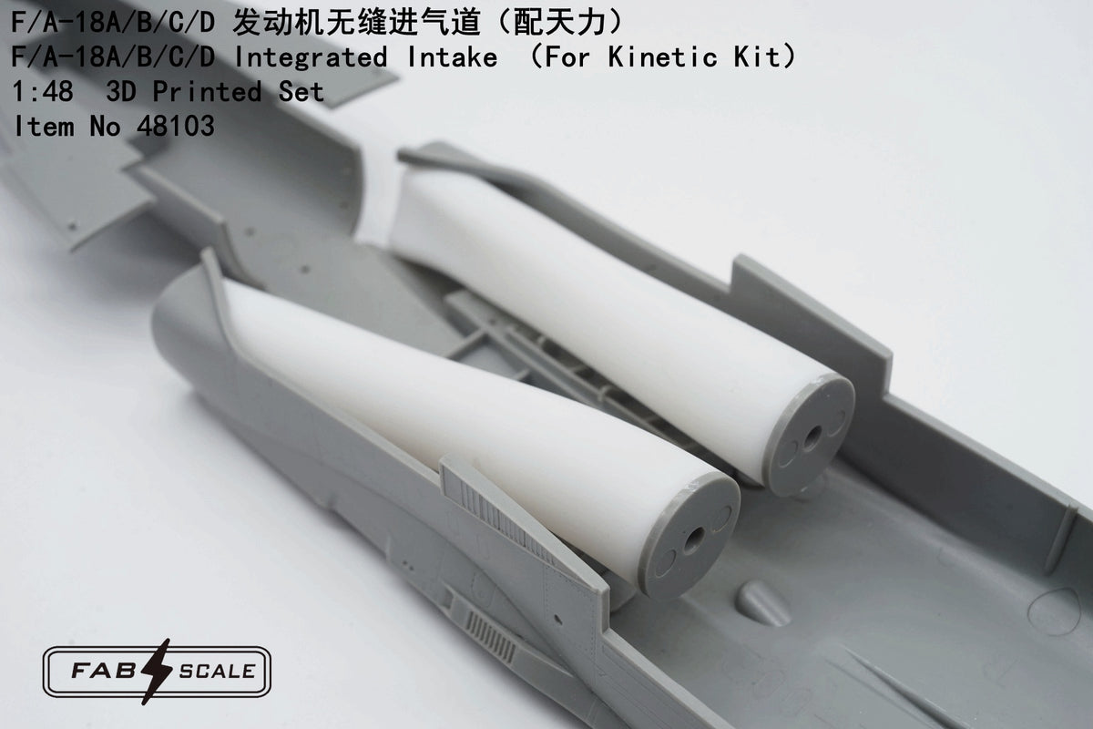 FabScale Studio FA48103 1:48 McDonnell-Douglas F/A-18A/F/A-18B/F/A-18C/F/A-18D Hornet Integrated Intake