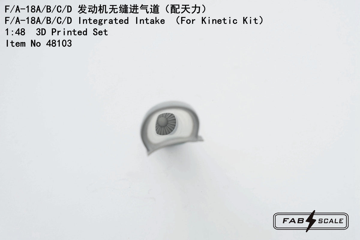 FabScale Studio FA48103 1:48 McDonnell-Douglas F/A-18A/F/A-18B/F/A-18C/F/A-18D Hornet Integrated Intake
