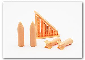 FabScale Studio FA48134 1:48 UK WE.177A 600lb Tactical Nuclear Warhead 2 sets