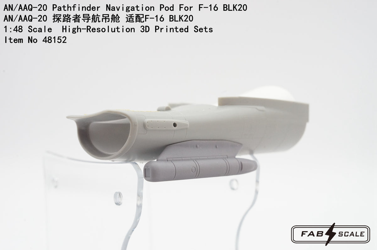 FabScale Studio FA48152 1:48 AN/AAQ-20 Pathfinder Navigation Pod For F-16 BLK20