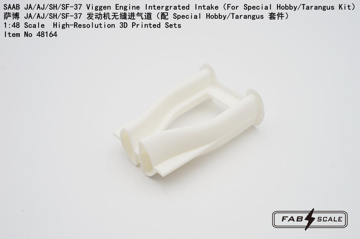 FabScale Studio FA48164 1:48 SAAB JA-37/AJ-37/SH-37/SF-37 Viggen Engine Integrated Intake