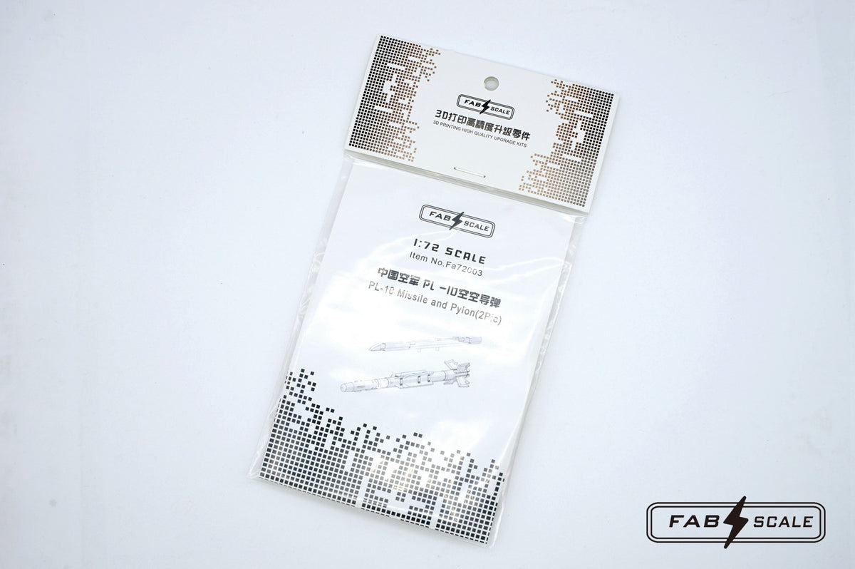FabScale Studio FA72003 1:72 PLAAF PL-10 Missile and Pylon 2pcs