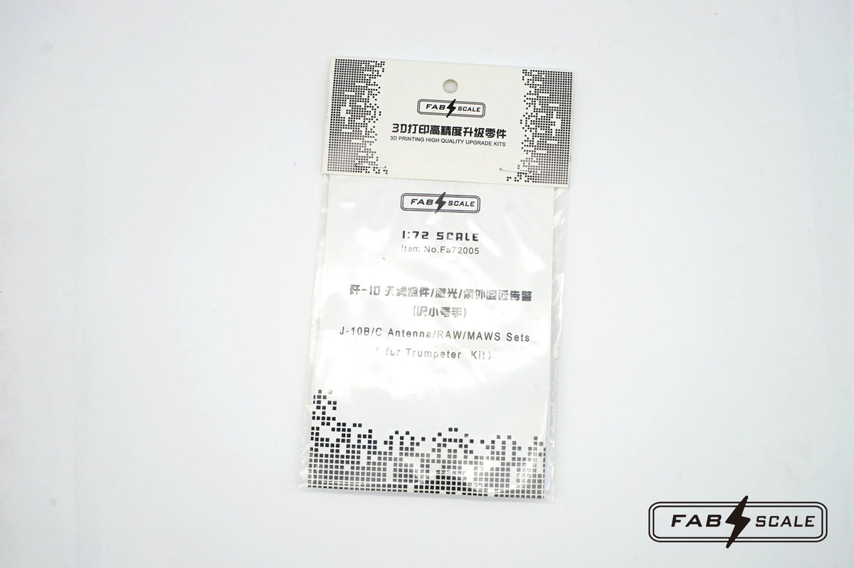 FabScale Studio FA72005 1:72 Chengdu J-10 Antenna RWR MAWS Sets