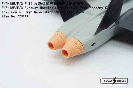 FabScale Studio 72011A 1:72 Boeing F/A-18E/F/A-18F/F/A-18G Exhaust Nozzles Late Version