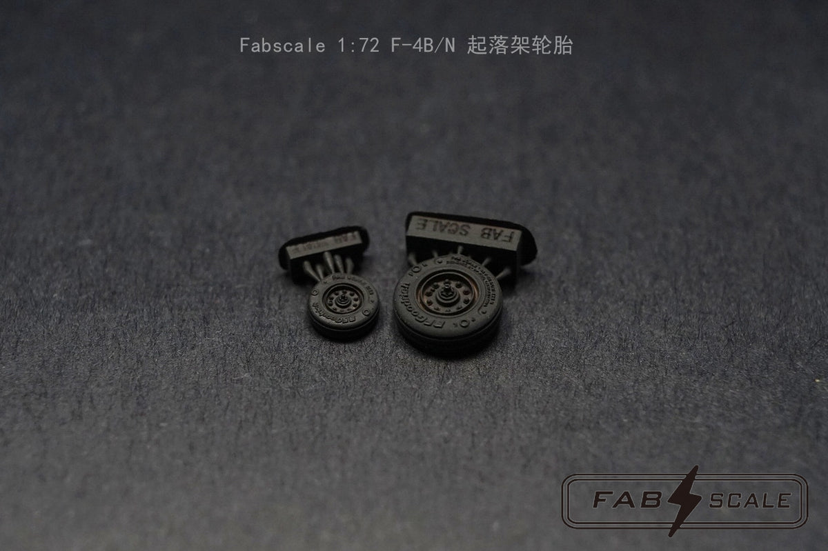 FabScale Studio FA72019 1:72 McDonnell F-4B/N Phantom Wheels